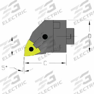 ULTRA-DEX USA Indexable Cutting Head Unit: MH20 MWLNL4-CFT (MPN 912-000-037) - Machining