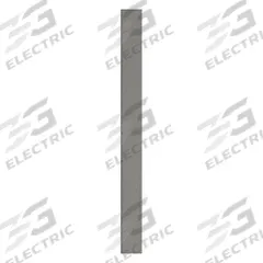 ASI GLOBAL Partition Column: Plastic Polymer, Pebble, Charcoal, 82 in Ht, 7 in Wd, 1 in Thick (MPN 40-90870753-9237). Key specifications — Inner Core Type: Polymer; Brand: ASI GLOBAL PARTITIONS; Color: Charcoal; Finish/Texture: Pebble.