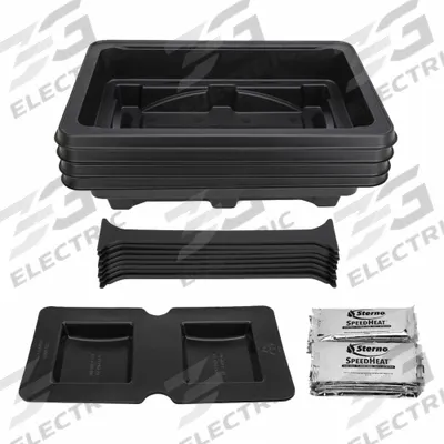STERNO Chafer: 20 oz Capacity, 24 1/2 in Overall Lg, 15 1/2 in Overall Wd - Chafers