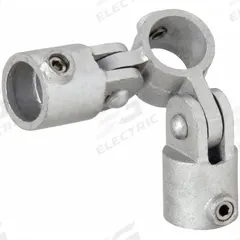Structural Pipe Fitting: Corner Swivel Socket, Corner, 1 in For Pipe Size, Cast Iron, Gray, Pipe (MPN 30LX56). Key specifications — Manufacturer Part Number: 30LX56; Brand: APPROVED VENDOR; Finish: Zinc-Plated; Material: Cast Iron; Product Type: Corner Swivel Socket.