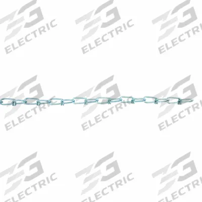 Dayton Double Loop Chain: Steel, 305 lb Working Load Limit, Double Loop - Light-Duty Jack Utility Chains