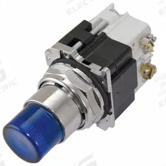 EATON Illuminated Push Button: Illuminated, Extended Profile, Metallic, 30 mm, 1NO (MPN 10250T471C24-53). Key specifications — Brand: EATON; Action: Momentary; Series: 10250T; Push Button Material Type: Metallic.