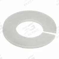 JW WINCO Damping Washer: For GN 7062 Series, 1-Piece, For 28 mm Shafts, For 55 mm Shaft Collar Dia (MPN 7062.30-55-B28). Key specifications — Color: Transparent; Material: Polyurethane Elastomer; Adhesive Type: Acrylate Dispersion; Compatible Shaft Collar: 7062.3-55-B28-NI.