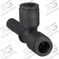 LEGRIS Push-Fit Tee Fitting: 1/4 in OD x 1/4 in OD x 1/4 in OD Size, 1 11/16 in Overall Lg, 10 PK (MPN 3183 56 00). Key specifications — Brand: LEGRIS.