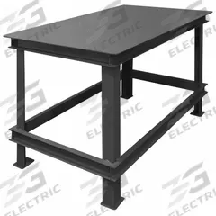 DURHAM MFG Work Table: Fixed Ht, Steel, 48 in x 36 in, 14,000 lb Overall Load Capacity, Steel (MPN HWBMT-364830-95). Key specifications — Brand: DURHAM MFG; Unit Type: Not Expandable or Modular.