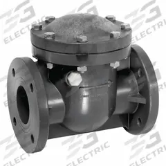 APPROVED VENDOR Swing Check Valve: Swing, Inline Valve Body, 6 in Pipe Size, Flange x Flange, PVC (MPN SCOV113). Key specifications — Brand: APPROVED VENDOR.
