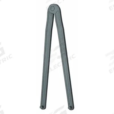 GEDORE Pin Spanner Wrench: 330 mm, 3/16 in Pin Dia, 7 in Overall Lg, 3/16 in Pin Lg - Adjustable Face Spanner Wrenches