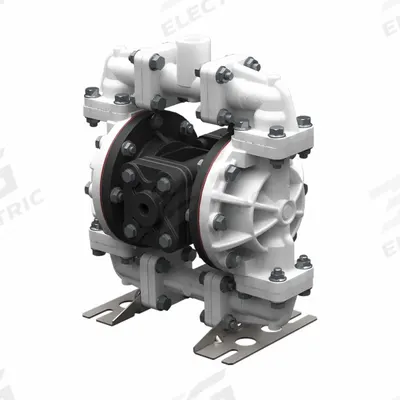 SANDPIPER Air Operated Double Diaphragm Pump: Polypropylene Body, 1/2 in, NPT Connection - Polypropylene Housing AODD Pumps