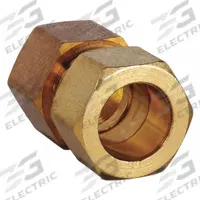 APPROVED VENDOR Compression Fitting Coupling: 3/4 in OD x 3/4 in Pipe Fitting Size, Brass (MPN 700066-1212). Key specifications — Brand: APPROVED VENDOR.