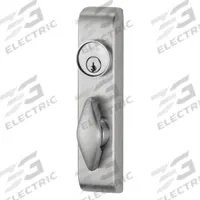VON DUPRIN Mechanical Exit Device Trim: Chrome (MPN 376T US26D). Key specifications — Color: Silver; Product Type: Mechanical Exit Device Trim; Brand: VON DUPRIN; Outside Trim Type: Thumbturn Control; ADA Compliant: Yes.