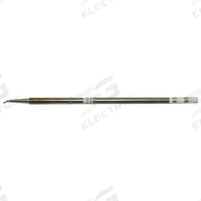 HAKKO Soldering Tip: T15 Series, Bent Chisel, 1 mm W - T15 Series Soldering Tips