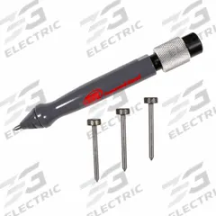 INGERSOLL RAND Engraving Pen Kit: 1/8 in NPT Inlet, 1.5 cfm, 18,750 stroke/min, Metal/Plastic, EP50 (MPN EP51K). Key specifications — attr652683: INGERSOLL RAND; attr652675: EP51K; attr652695: Engraving Pen Kit; attr663433: Plastic.