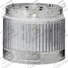 PATLITE Tower Light Module: Steady, 24V DC, Red, 60 mm Overall Dia, 40 mm Overall Ht, LR6, LR6-E-RZ. Key specifications — Brand: PATLITE; Compatible with Series: LR6; Lens Color: Red; Operating Voltage: 24V DC; Manufacturer Part Number: LR6-E-RZ.