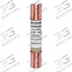 MERSEN Medium Voltage Fuses: 9F60 Series, R-Rated, 2.75 kV AC, 2 A, Gen Purpose, Indicating (MPN 9F60AAB002). Key specifications — Series: 9F60; Brand: MERSEN.
