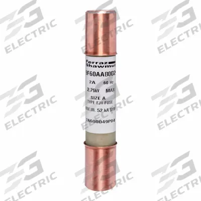 MERSEN Medium Voltage Fuses: 9F60 Series, R-Rated, 2.75 kV AC, 2 A, Gen Purpose - Fast-Acting & General-Purpose Cylindrical Fuses
