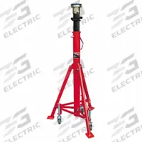 AMERICAN FORGE & FOUNDRY Truck Stand: Screw Adjustment, Triangle, 7.5 ton Load Capacity, Steel (MPN 3342SD). Key specifications — Manufacturer Part Number: 3342SD; Base Design: Triangle; Brand: AMERICAN FORGE & FOUNDRY; Lifting Actuator: Screw Adjustment; Product Type: Truck Stand.