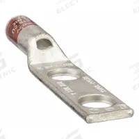Compression Lug: For 2 AWG, Stranded Wire, 3/8 in Stud Size, Std, Copper Barrel (MPN YA2CL2TC38). Key specifications — Inspection Hole: Yes; For Wire Type: Stranded; For Wire Sizes: 2 AWG; Brand: BURNDY; Manufacturer Part Number: YA2CL2TC38.