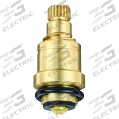 KISSLER Stem: For American Std AB1953 Series, Use with Hot Water, Brass, Brass, Compression (MPN AB11-4200LH). Key specifications — Compatible Series: American Standard AB1953; For Water Temperature: Hot; Compatible Brand: American Standard; Product Type: Stem; Includes: (1) Stem; Material: Brass.