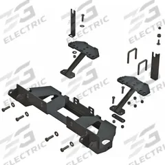 FISHER Mounting Kit: Mount Kit, RTV X, Kubota, UTV, UTV, 84935/87500, 28 in Overall Dp, 35133-1. Key specifications — Compatible Manufacturer Model Number: 84935; Compatible Vehicle Type: UTV; Includes: Power Harness; Product Type: Mount Kit; Brand: FISHER; Compatible Vehicle Make: Kubota; Compatible Vehicle Model: RTV X; Manufacturer Part Number: 35133-1.