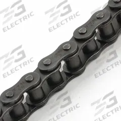 TRITAN Roller Chain: Single Strand, 100, 1 1/4 in Pitch, Steel, 50 ft Overall Lg, Riveted Pin, Steel (MPN 100-1R X 50FT). Key specifications — Brand: TRITAN.