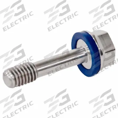 JW WINCO Hygienic Hex Head Screws: Stainless Steel, Partially Threaded, M10, 12 mm Min Thread Lg - Narrow-Shaft Hygienic Hex Head Screws with Sealing Washer