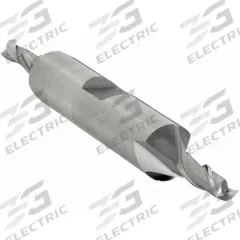 OSG Square End Mill: Cobalt, Double End, 2 Flute, 3.5 mm Mill Dia, 11.11 mm LOC, 79.3 mm OAL (MPN 5828100)
