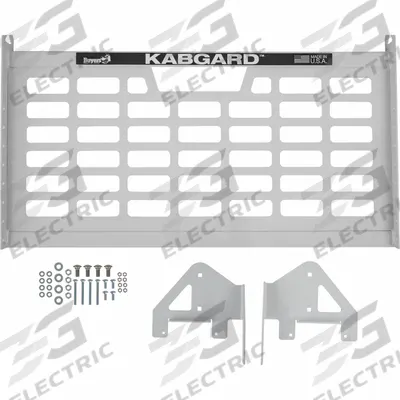 BUYERS PRODUCTS Truck Cab Protectors: 49 in Overall Wd, 27 in Overall Ht, Steel