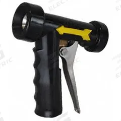ARCHON INDUSTRIES, INC. Spray Nozzle: 1/2 in Connection Size, FNPT, 4 3/4 in Overall Lg, Black (MPN RTB16-BB). Key specifications — Nozzle Color: Black; Material: Buna-N; Nozzle Shutoff Type: Handle Controls; Brand: ARCHON INDUSTRIES, INC..