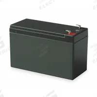 APPROVED VENDOR Sealed Lead Acid Battery: 12V DC, 7 Ah Capacity, 3.7 in Ht, 5.94 in Wd, 2.56 in Dp (MPN 2UKJ4). Key specifications — Terminal Connection: 0.187 in Faston; Battery Cycle Type: Dual Purpose; Brand: APPROVED VENDOR; Housing Material: ABS.