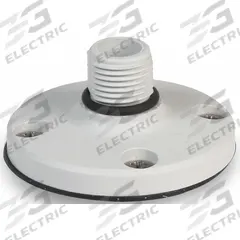 EDWARDS SIGNALING Threaded Footing: Tower Light Base, For 200 Class, 1 5/16 in Overall Ht, 270THF. Key specifications — Brand: EDWARDS SIGNALING; Compatible with Series: 200 Class; Connection Type: Interlock; Housing Color: Gray; IP Rating: IP65; Mounting Location: Threaded Mount; Manufacturer Part Number: 270THF; Includes: Gasket.