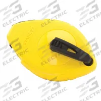 STANLEY Chalk Line Reel: 3:1, 100 ft Line Lg, Black/Yellow, 4 oz Fill Wt, Sliding Door (MPN 47-440). Key specifications — attr1270037: 3:1; attr1270064: STANLEY; attr1270076: ABS Plastic.
