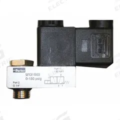 PARKER Air Pilot Valve: 120/110V AC, U131B02NDAF