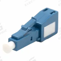 FIBERTRONICS Fiber Optic Attenuator: 3 dB, Input LC / UPC Male, LC / UPC Female Output, Blue (MPN DFA-1532031). Key specifications — Brand: FIBERTRONICS; Mode: Single Mode; Connector Color: Blue; _Fiber Style: 9/125 micron OS2.