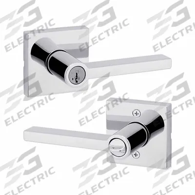 KWIKSET Door Lever Lockset: Office Lever Locksets, Chrome