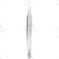 EXCELTA Tweezers: Cobalt, Point, Straight Tip, 0.0004 in Tip Thick (MPN 5-CO). Key specifications — attr1002355: Cobalt; attr1002345: EXCELTA; attr1002348: Cobalt; attr1002358: Serrated; attr1002361: 5-CO; attr1024781: Standard.