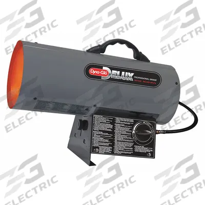 DYNA-GLO Portable Gas Torpedo Heater: 60,000 BtuH Heating Capacity Output - Direct-Fired Portable Gas Torpedo Heaters
