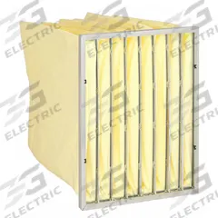 GRAINGER Pocket Air Filter: 24 in x 20 in x 22 in, MERV 14, White, Synthetic, 8 Pockets (MPN 2DYK3). Key specifications — Display Sell UOM: EA; Brand: GRAINGER; Media Material: Synthetic; Performance Rating: MERV 14.