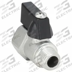USA INDUSTRIALS Manual Two-Way Ball Valve: 1/4 in, 304 Stainless Steel, Straight Valve Body, Wedge (MPN ZUSA-VLV-64). Key specifications — Brand: USA INDUSTRIALS; Handle: Wedge.