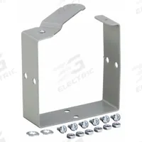 HOFFMAN Wireway U-Connector: 6 in Wd, 6 in Ht, 16 ga Gauge, 1, Without Knockouts, Steel, Painted (MPN F66GUC). Key specifications — Brand: HOFFMAN; Finish: Painted; With/Without Knockouts - Broad: No.