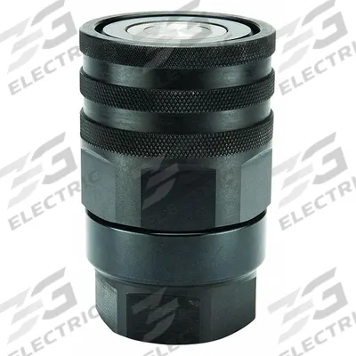 PARKER Hydraulic Quick Connect Hose Coupling: 1/2 in Coupling Size, Steel - Parker FET Series Hydraulic Quick-Connect Coupling Bodies