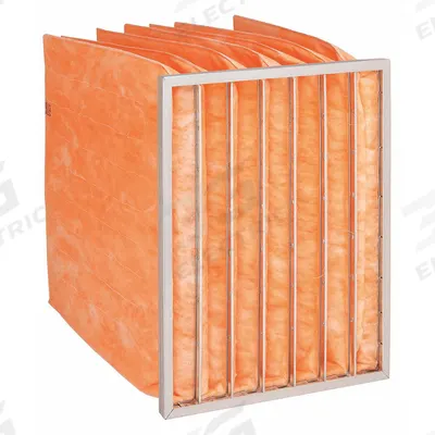 GRAINGER Pocket Air Filter: 24 in x 20 in x 22 in, MERV 11, Orange, Fiberglass - MERV 11 Pocket Air Filters