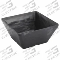 AMERICAN METALCRAFT Melamine Faux Slate Bowl,Black,7": 58 oz Capacity, Melamine, Black (MPN FSMEL73). Key specifications — Brand: AMERICAN METALCRAFT; Color: Black; Material: Melamine; Product Type: Bowl.
