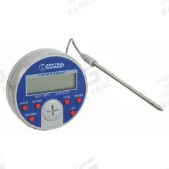 TRACEABLE Thermistor Thermometer: -58°F to 572°F /-50°C to 300°C, +/-1.0°C Between –20 to 100°C (MPN 4377). Key specifications — Accuracy: +/-1.0°C Between –20 to 100°C; Brand: TRACEABLE.
