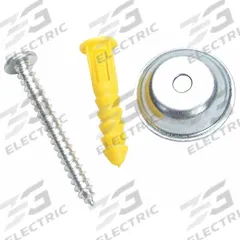 TRITON PRODUCTS Pegboard Spacer Kit: Plastic/Steel, Silver/Yellow (MPN 70016). Key specifications — Component Type: Mounting Hardware; Includes: #12 x 2 in Wood Screws; Brand: TRITON PRODUCTS; Material: Steel; Color: Yellow.