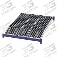 UNEX ROLLER RACK Gravity Flow Shelf: Tilt, 48 in x 72 in x 2 5/8 in, 3,000 lb Shelf Capacity, Steel (MPN RR99K2W4X6-L). Key specifications — Shelf Angle: Tilt; Finish: Powder Coated; Material: Steel; Brand: UNEX ROLLER RACK.