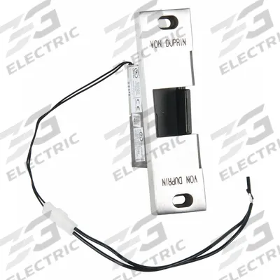 VON DUPRIN Electric Door Strike: 1 5/8 in Wd, 6 in Ht, Cylindrical/Mortise - Combination Cylindrical & Mortise Electric Strikes