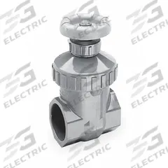 SPEARS Gate Valve: 1 in Size, CPVC, Non-Rising, Socket x Socket, 200 psi CWP, Wheel, Solid Wedge (MPN 2032-010C). Key specifications — Bonnet Material: CPVC; Seat Material: FKM; Wedge Material: CPVC; Brand: SPEARS.