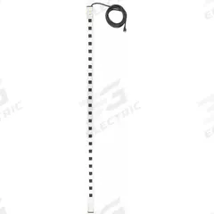APPROVED VENDOR Outlet Strip: 24 Outlets, 15 ft Cord Lg, 15 A Current, Not UL Rated for Healthcare (MPN 2MV37). Key specifications — Brand: APPROVED VENDOR; Mounting Style: Clip.