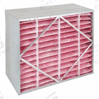 GRAINGER Rigid Cell Air Filter: 20 in x 24 in x 12 in, Fiberglass, No Header - MERV 11 Rigid Cell Air Filters
