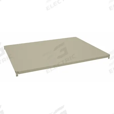 TENNSCO Shelf: 48 in x 36 in, 700 lb Load Capacity, Steel, 18 ga Decking, Sand - Solid Steel Decking Shelf Kits for Boltless Shelving